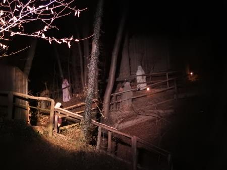 Utrinki iz druge uprizoritve predstave Božična noč, odigrane 5.1.2019 2